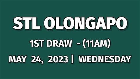 stl olongapo result today 2023 today philippines